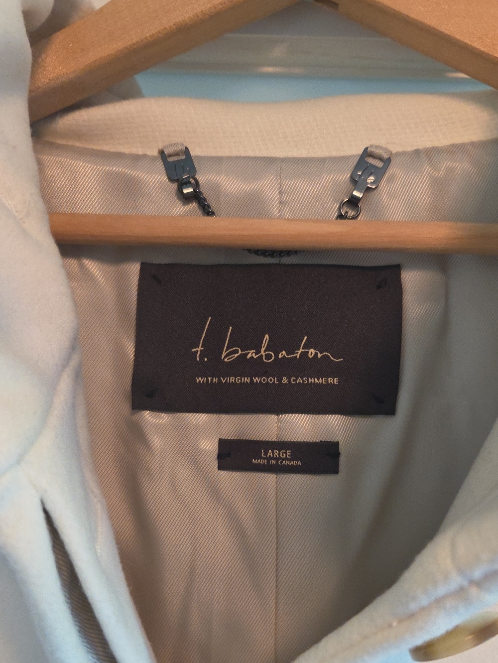 Babaton Light Blue Wool-Cashmere Blazer
